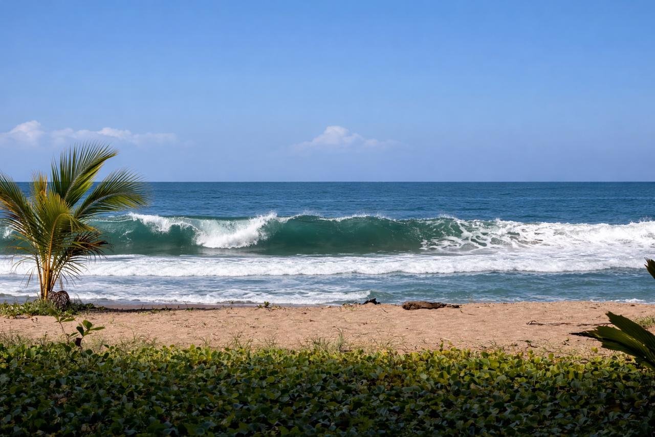 Caribbean beach view